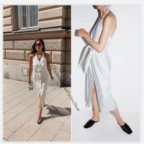 Zara | Dresses | Zara Linen Rustic 